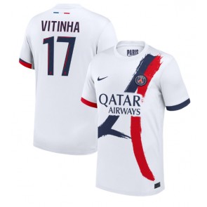 Paris Saint-Germain Vitinha #17 Udebanetrøje 2024-25 Kort ærmer